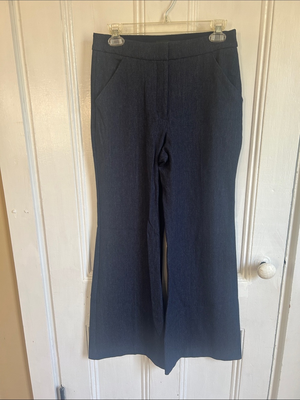 Express Dark Denim Wide-Leg Trousers